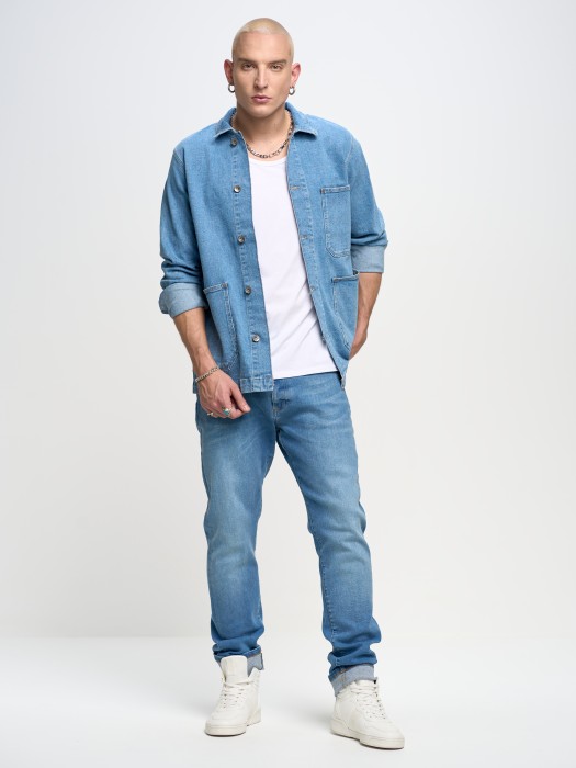 Pánske nohavice tapered jeans HARPER 232